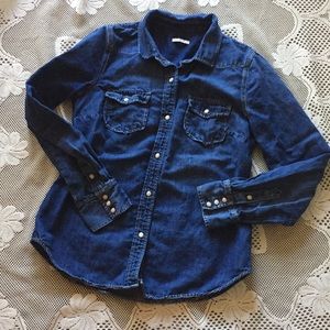 J. Crew Denim Button Down Shirt